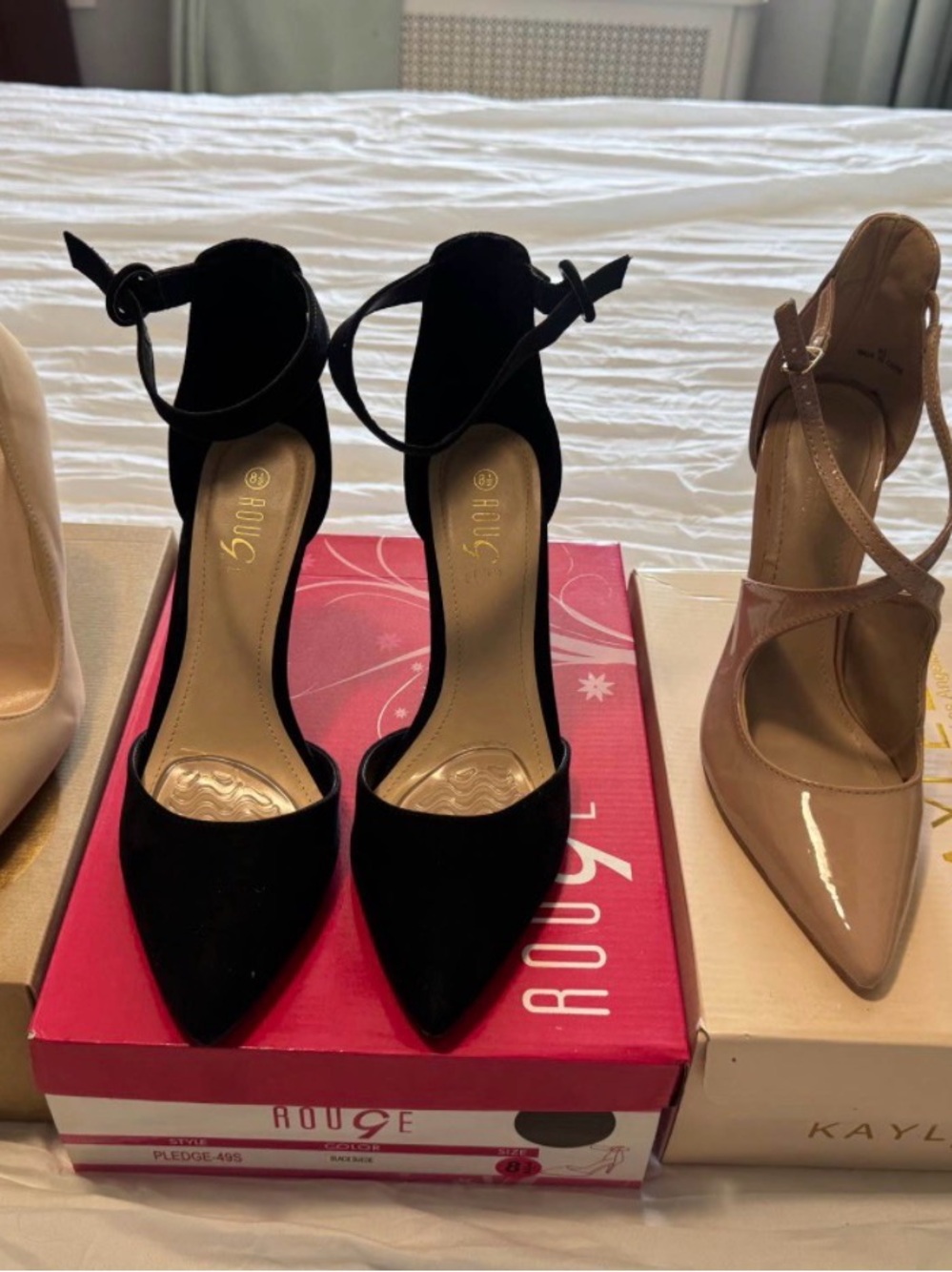Beautiful shoes Black and Beige size 81/2 and 8